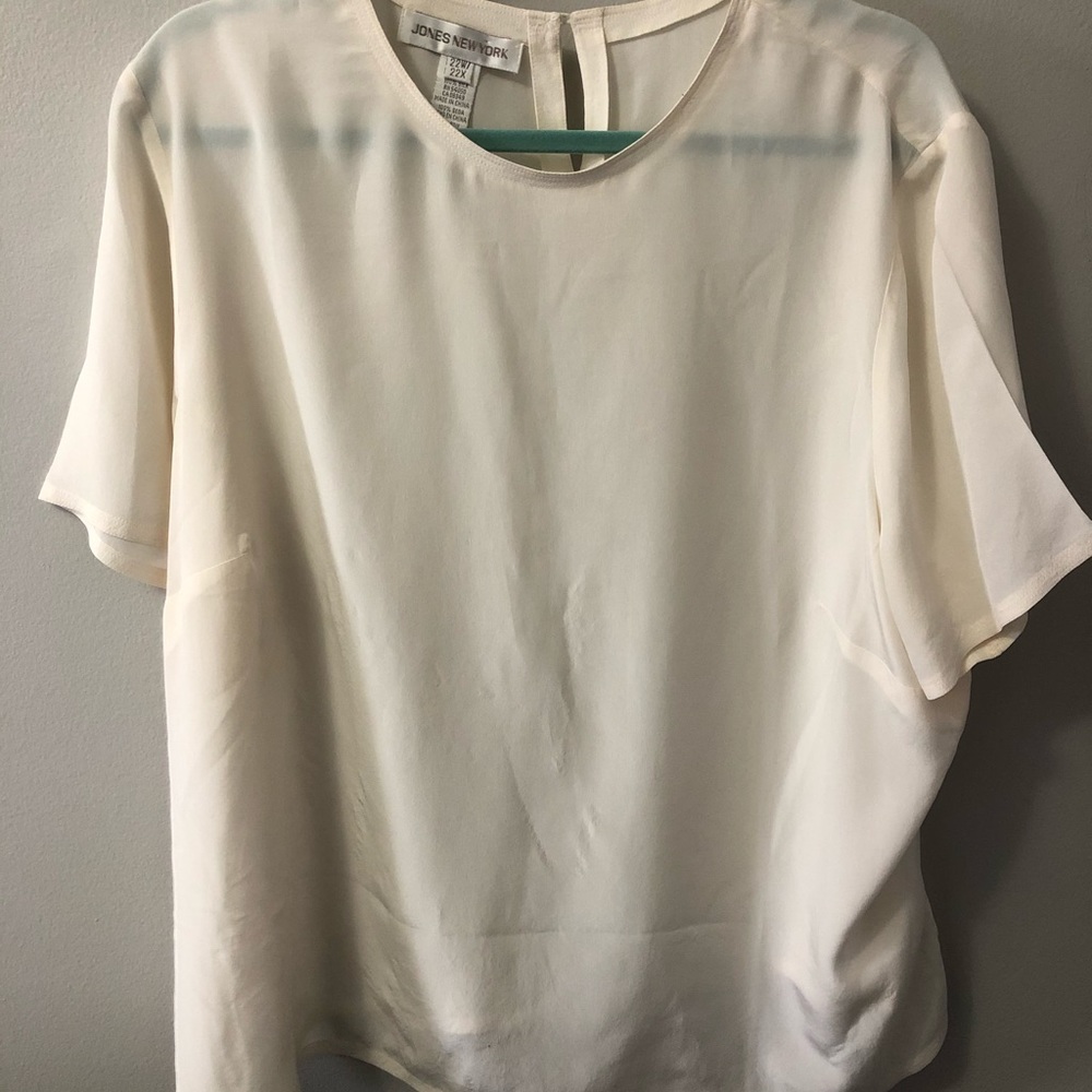 100% silk jones New York top - 22W